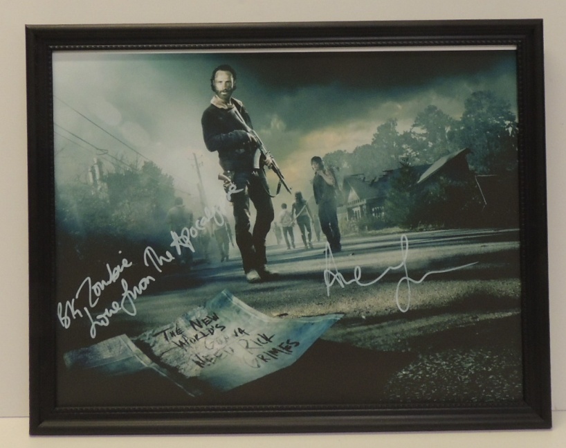 The Walking Dead Andrew Lincoln Rick Grimes Signed Print