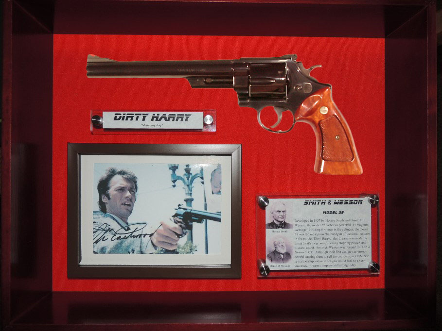 'limited' Clint Eastwood 'Dirty Harry' display case